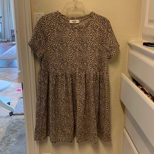 CJLA XL cheetah print baby doll dress. Never worn